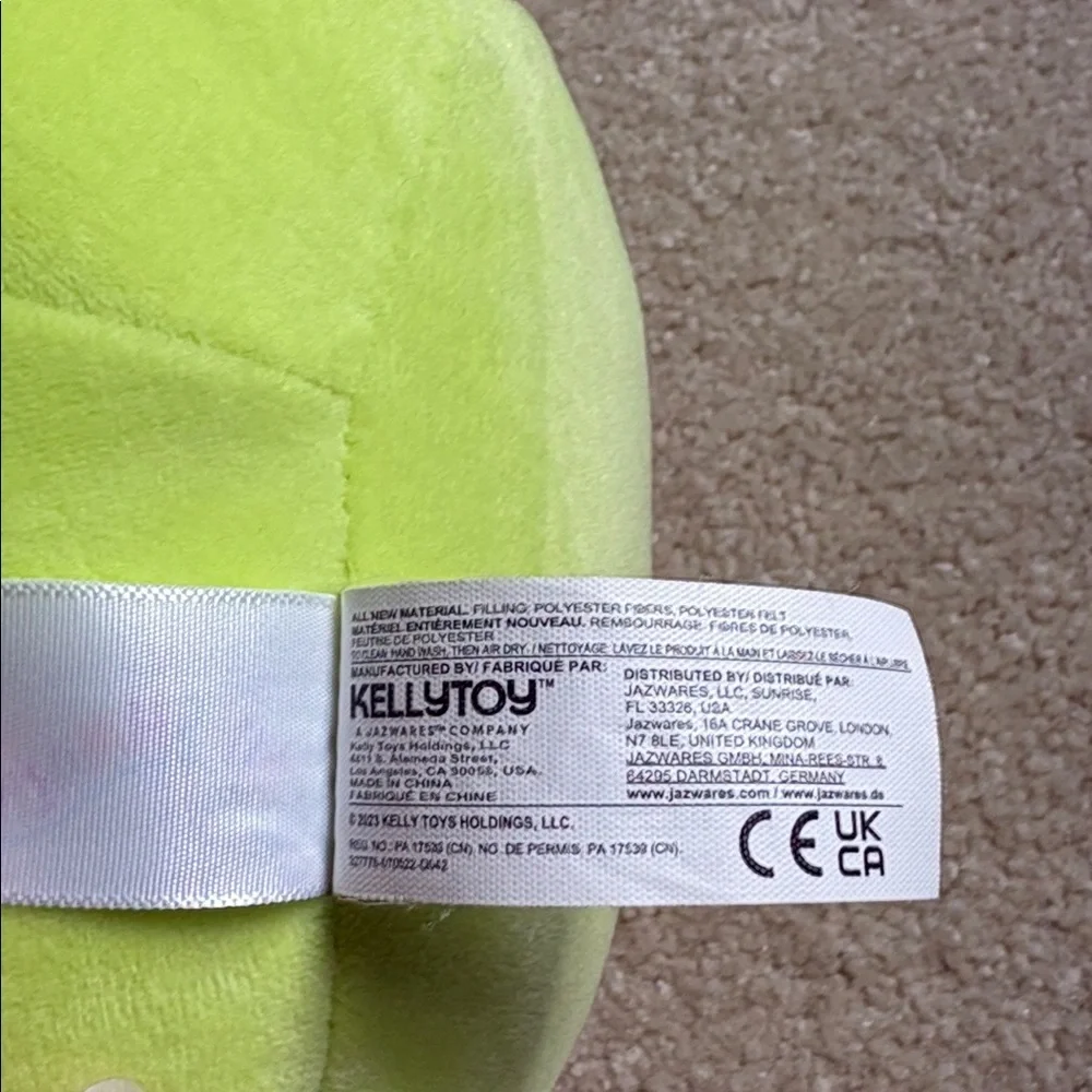 Squishmallows Hadeon Grasshopper Plush Valentines Day 8” Stuffed Toy Green